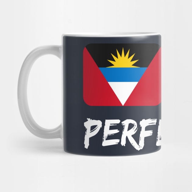 Antigua And Argentina Perfect Mix Flag Heritage Gift by Just Rep It!!